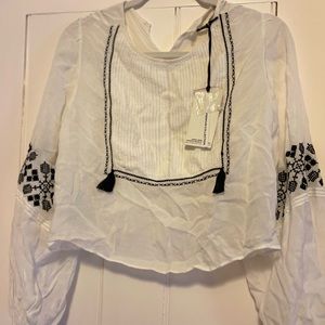 Zara sz. L nwt- crop top tribal